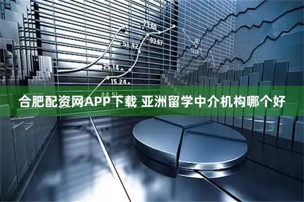 合肥配资网APP下载 亚洲留学中介机构哪个好